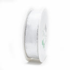 Simplicity band - white-silver - 25 mm - 25 m