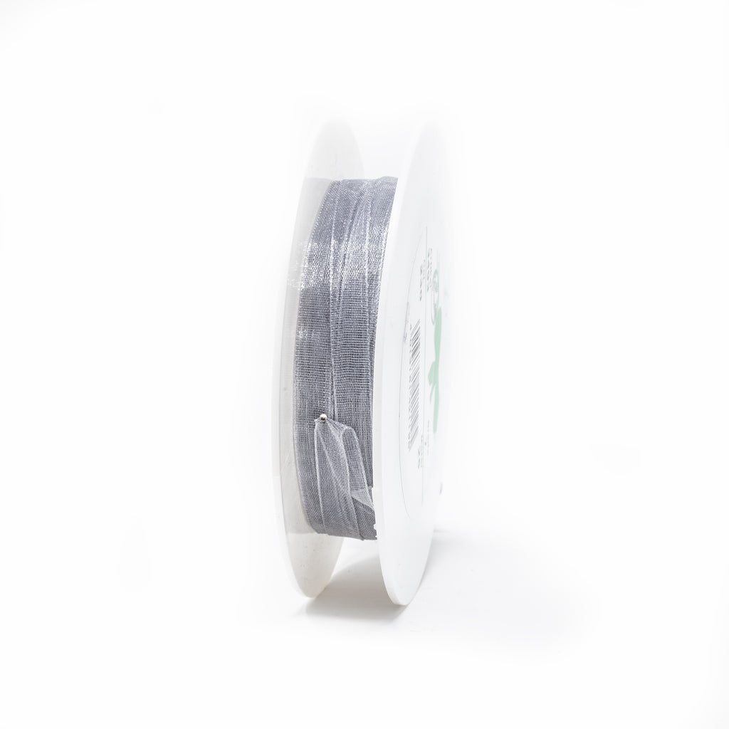 Chiffon - grau - 7 mm - 25 m
