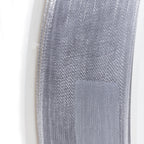 Chiffon - grau - 25 mm - 25 m