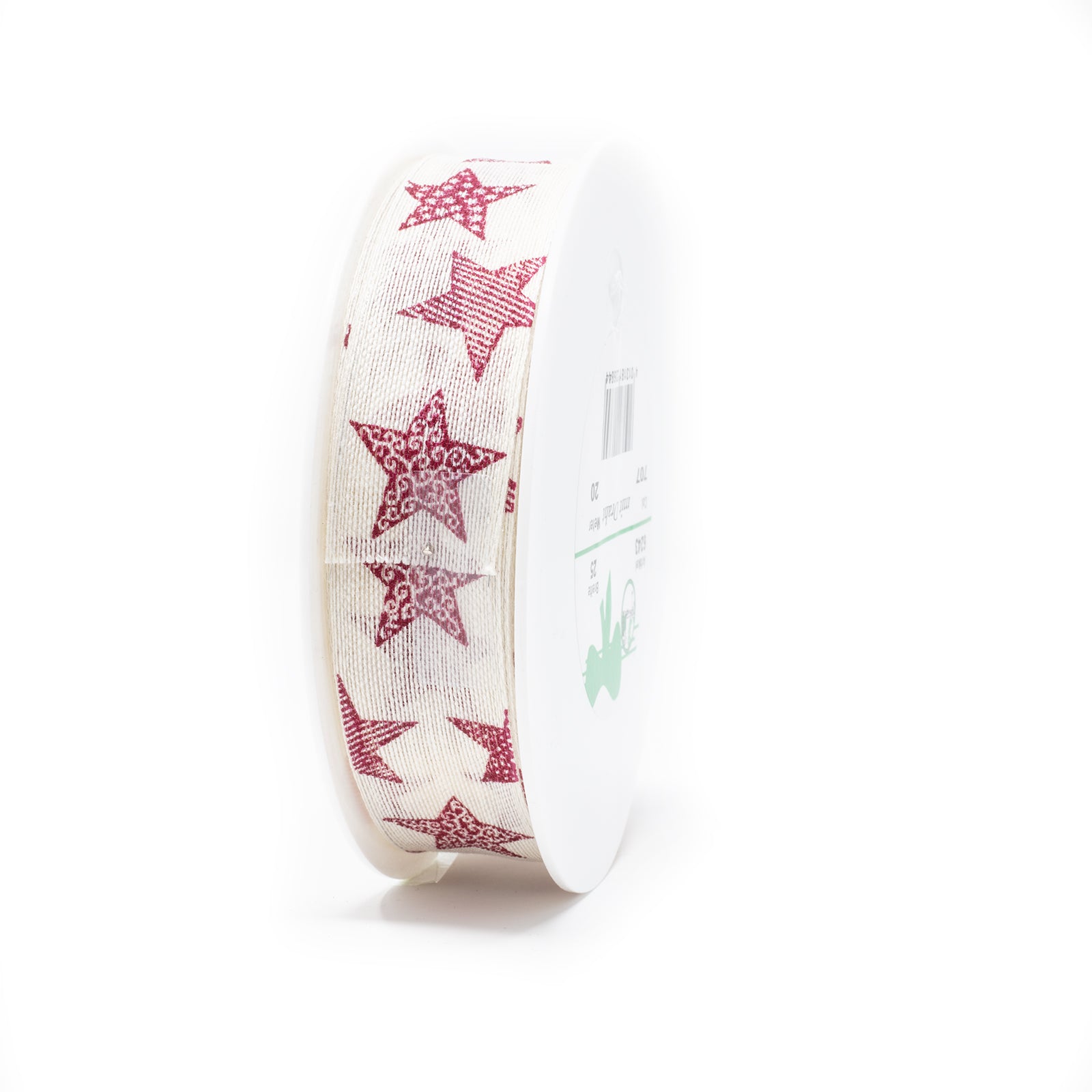 Band Pattern Star - rot - 25 mm - 20 m