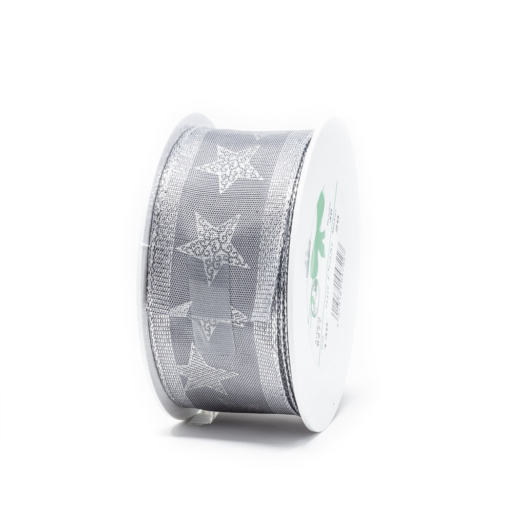 Band Noble Star - grau - 40 mm - 20 m