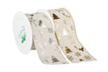 Band Wintercotton - silber - 65 mm - 10 m
