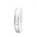 Band Simplicity - weiß-silber - 15 mm - 25 m