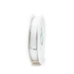 Band Simplicity - weiß-silber - 15 mm - 25 m