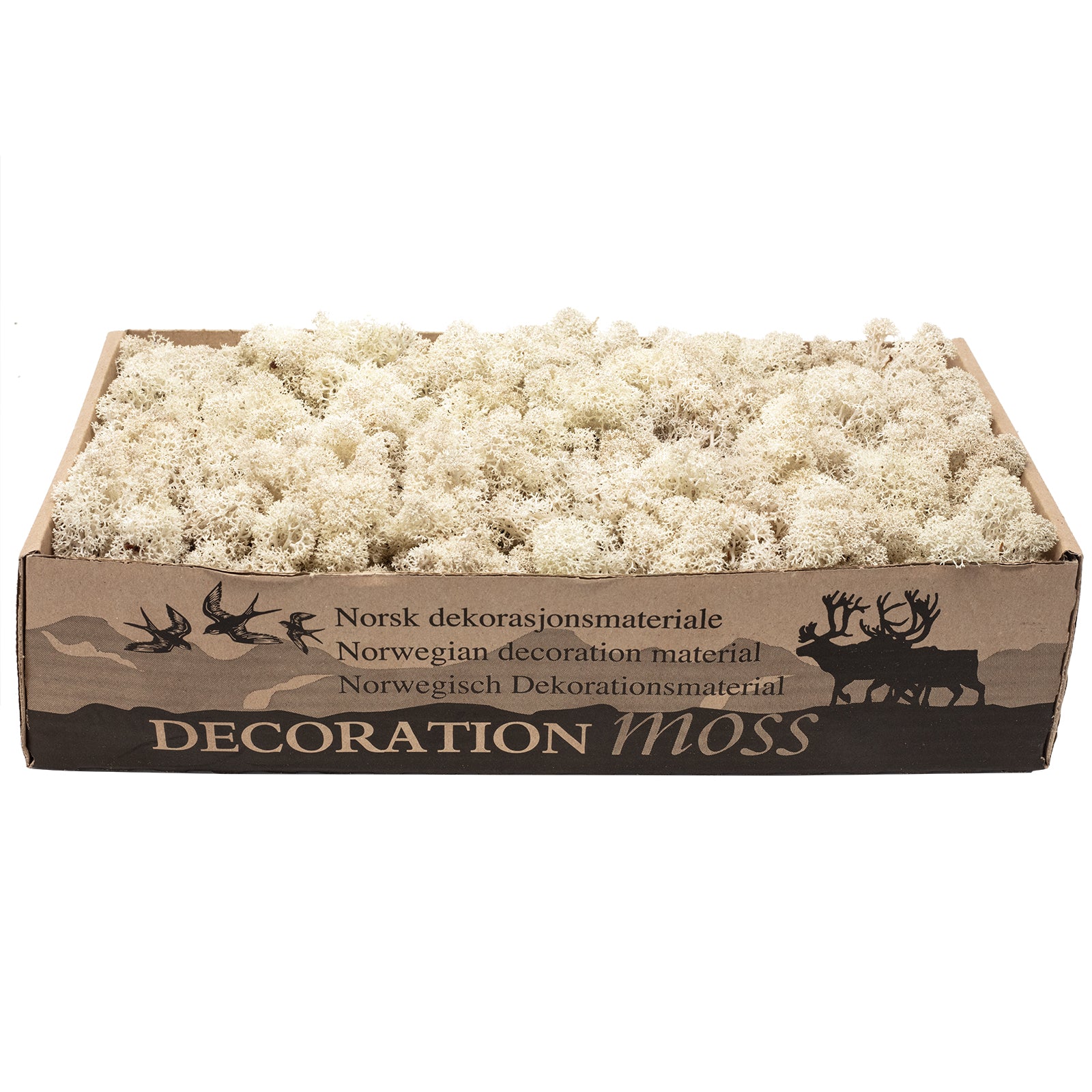 Karton Islandmoos Natur - 500g