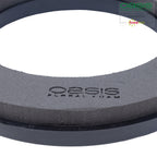 Black Naylor Base Ring, 5 x 35 cm Durchmesser, Innen: 23 cm Durchmesser, Doppelpack