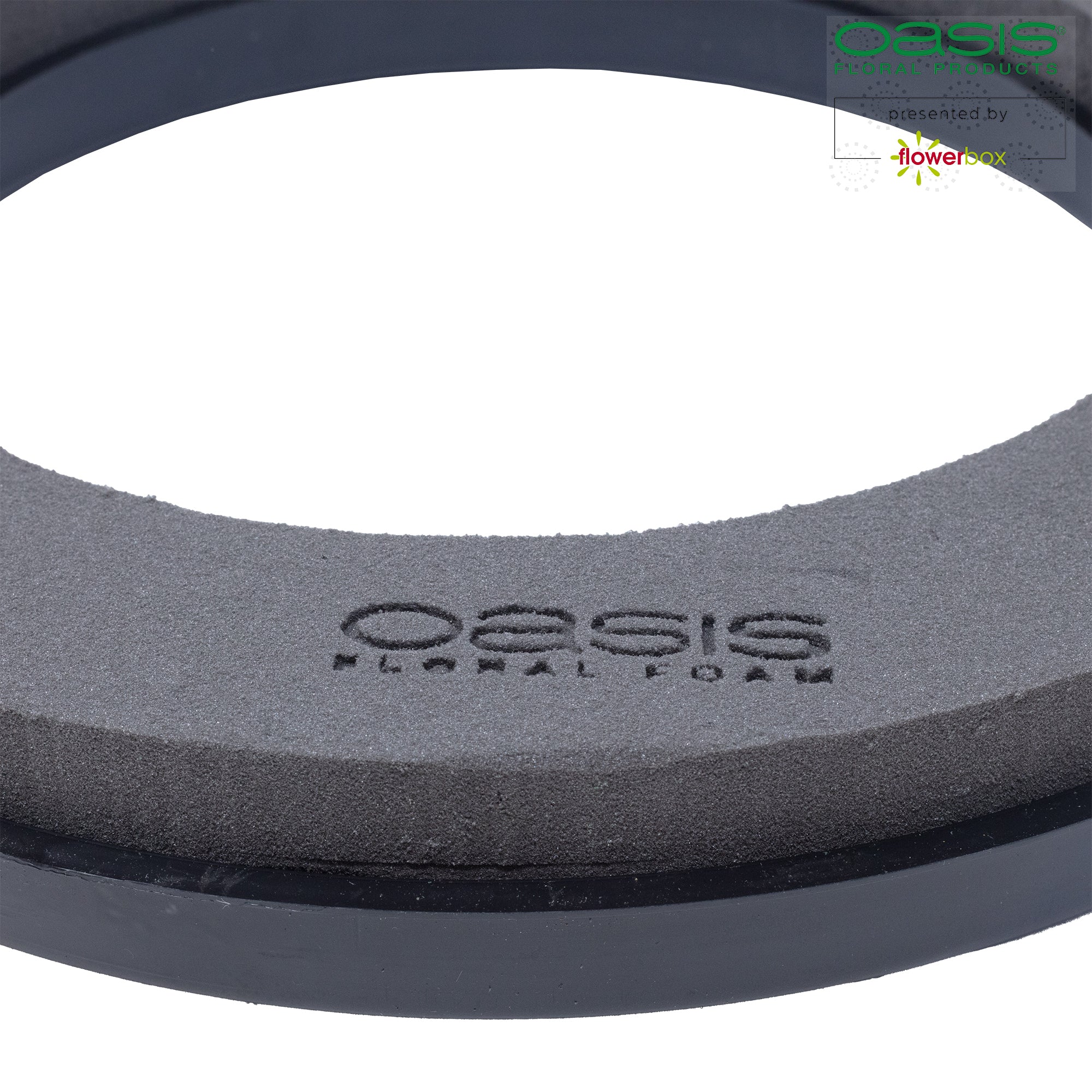 Black Naylor Base Ring, 5 x 35 cm Durchmesser, Innen: 23 cm Durchmesser, Doppelpack