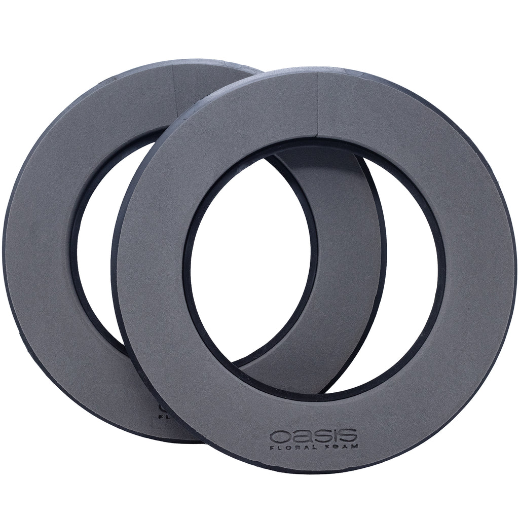 Bague de base Naylor noire, 5 x 30 cm de diamètre, diamètre intérieur : 18 cm, lot de 2