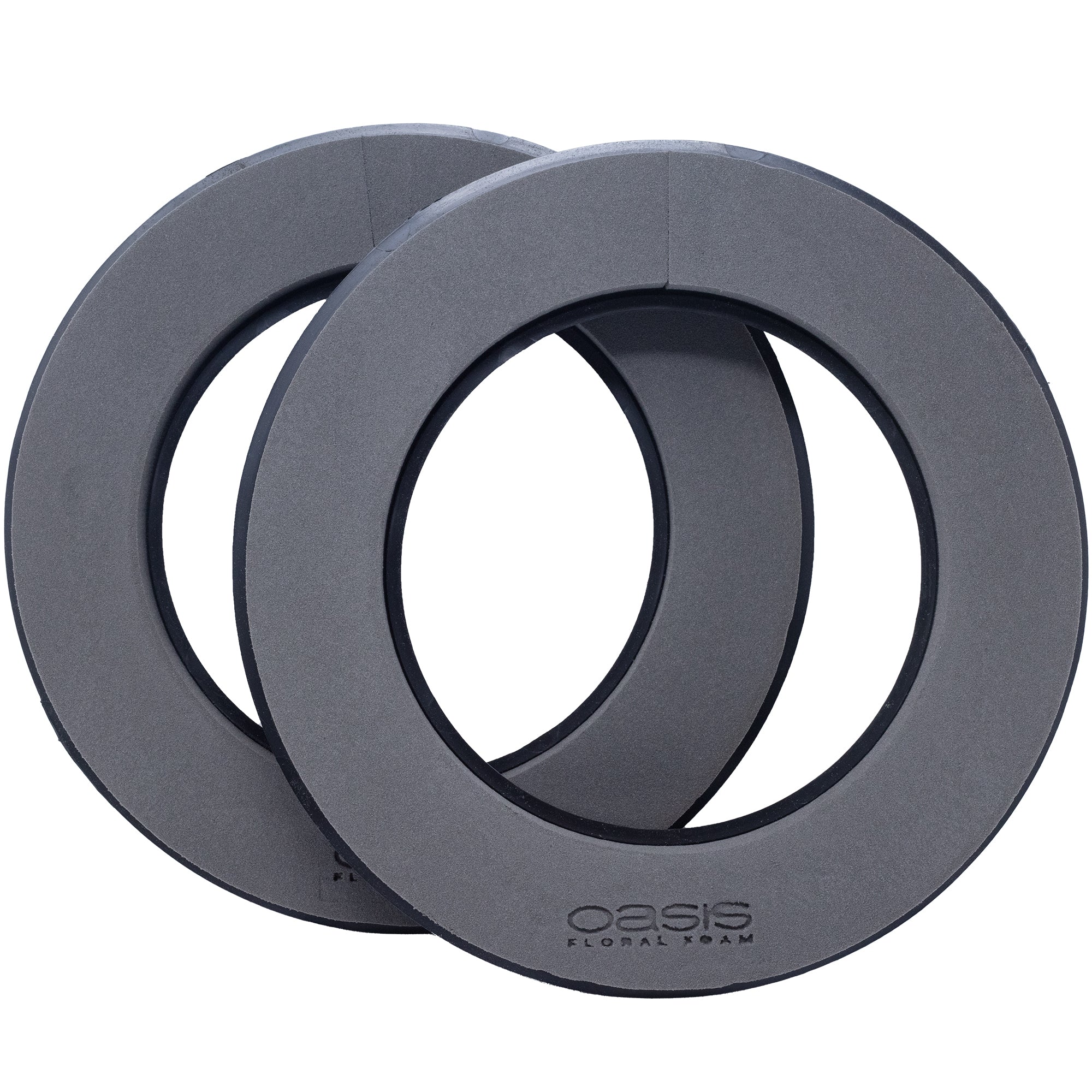 Bague de base Naylor noire, 5 x 30 cm de diamètre, diamètre intérieur : 18 cm, lot de 2