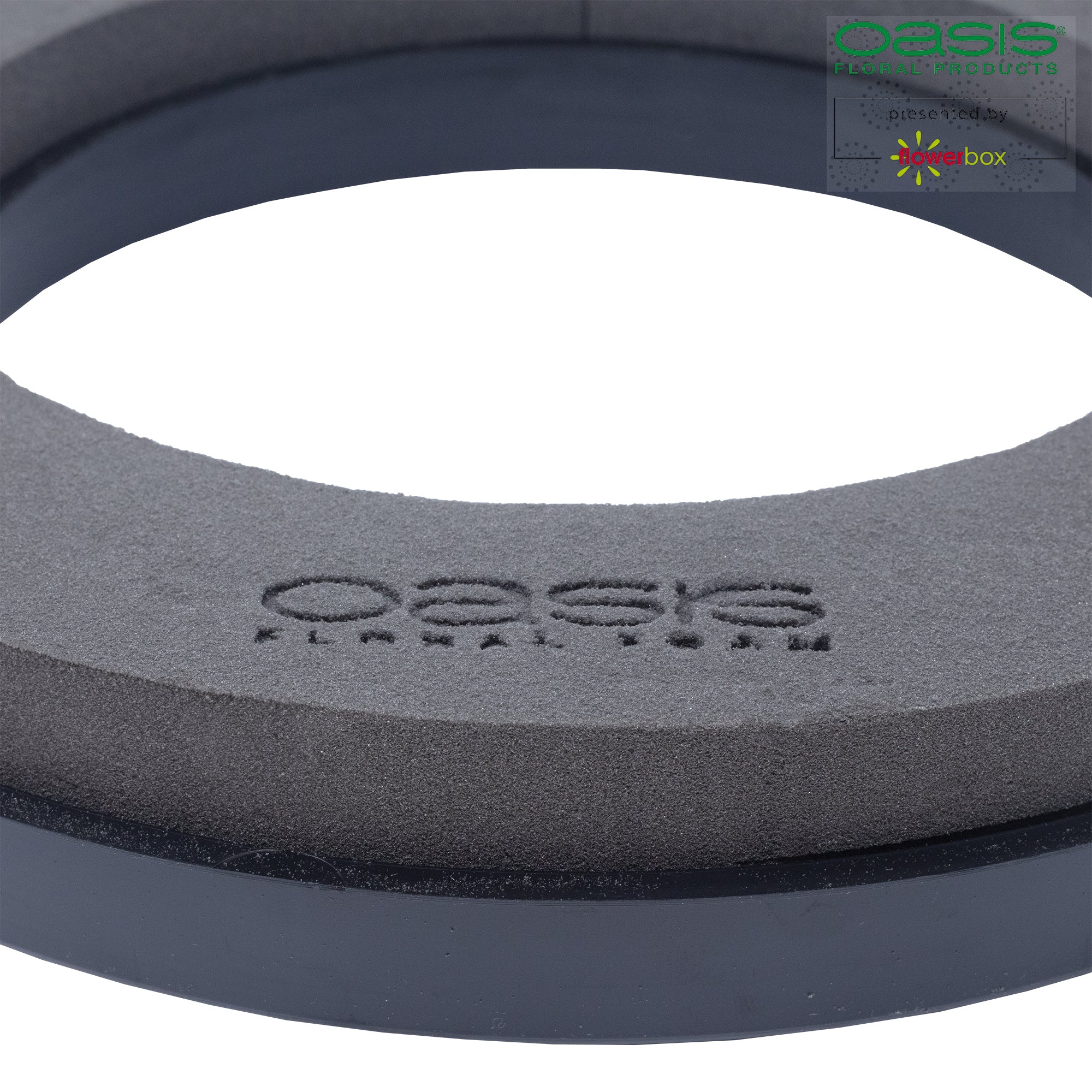 Black Naylor Base Ring, 5 x 30 cm Durchmesser, Innen: 18 cm Durchmesser, Doppelpack