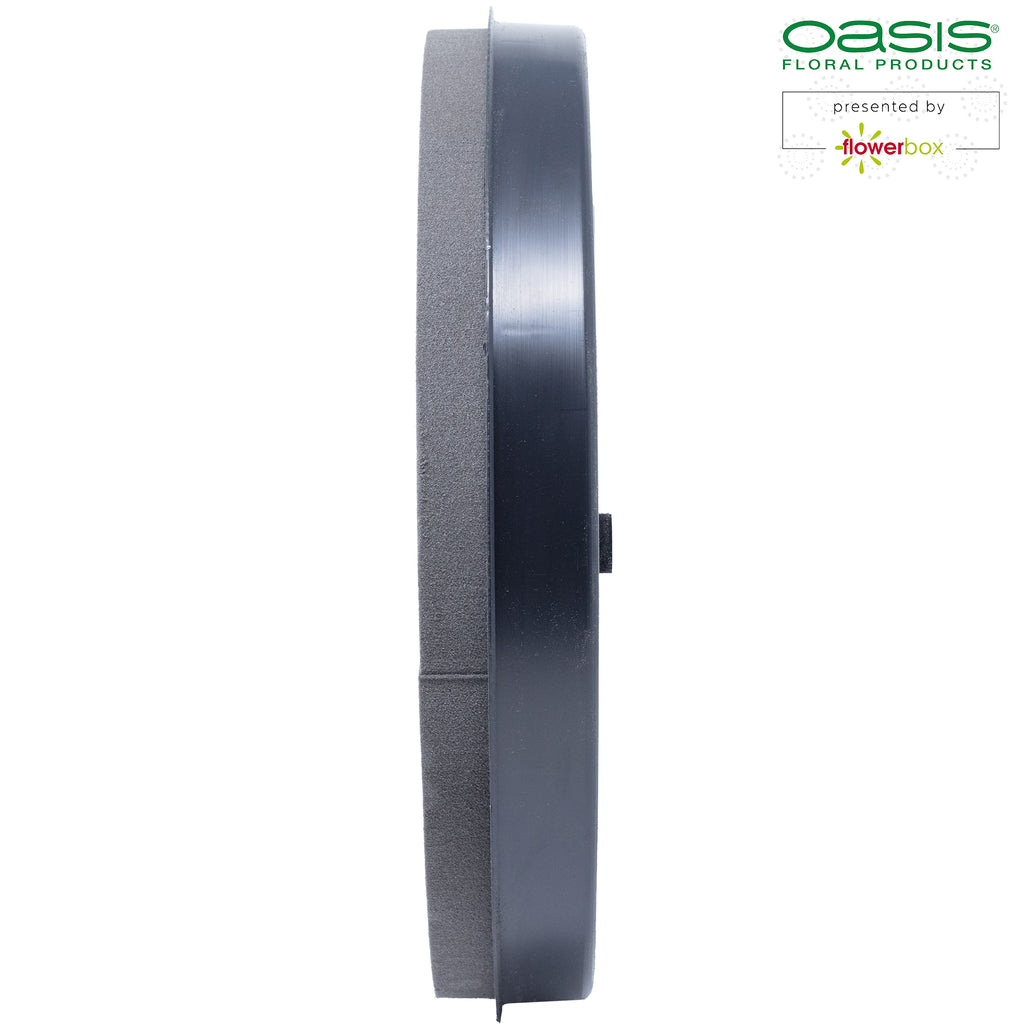 Bague de base Naylor noire, 5 x 30 cm de diamètre, diamètre intérieur : 18 cm, lot de 2