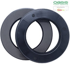 Bague de base Naylor noire, 5 x 30 cm de diamètre, diamètre intérieur : 18 cm, lot de 2