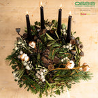 OASIS® BLACK IDEAL Design Ring - 4,5 x 30 cm Ø -2 Stück