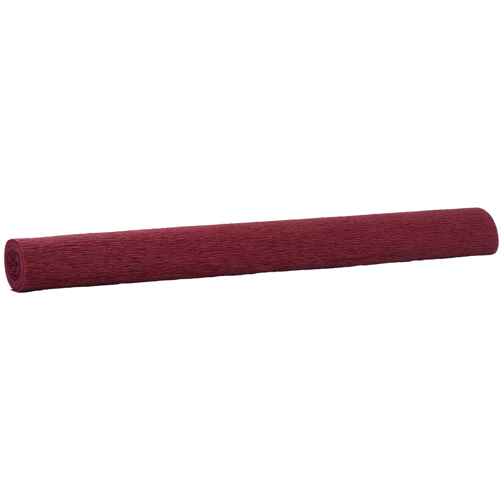 Premium Gärtnerkrepp - Floristenkrepp - 50 x 250 cm - bordeaux - wasserfest, lichtecht