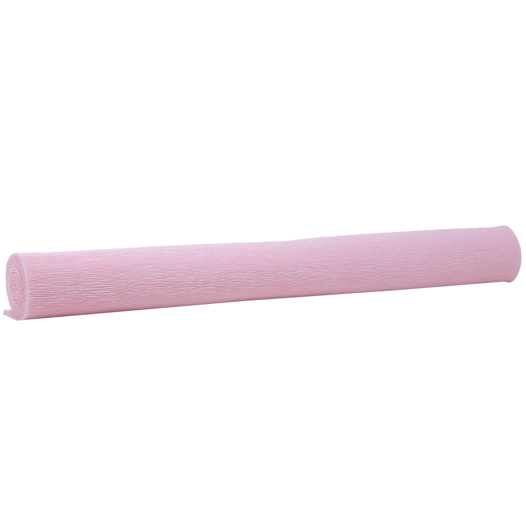 Papier crépon de qualité supérieure pour jardiniers et fleuristes - 50 x 250 cm - teinté rose - imperméable et résistant à la lumière