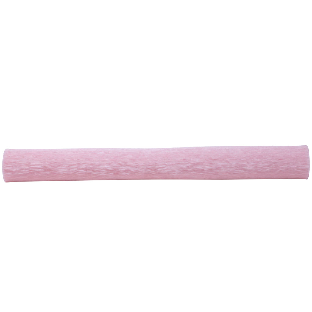 Papier crépon de qualité supérieure pour jardiniers et fleuristes - 50 x 250 cm - teinté rose - imperméable et résistant à la lumière