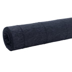 Papier crépon de qualité supérieure pour jardiniers et fleuristes - 50 x 250 cm - noir - imperméable et résistant à la lumière