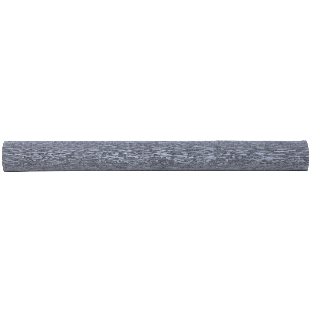 Papier crépon de qualité supérieure pour jardiniers et fleuristes - 50 x 250 cm - gris - imperméable et résistant à la lumière