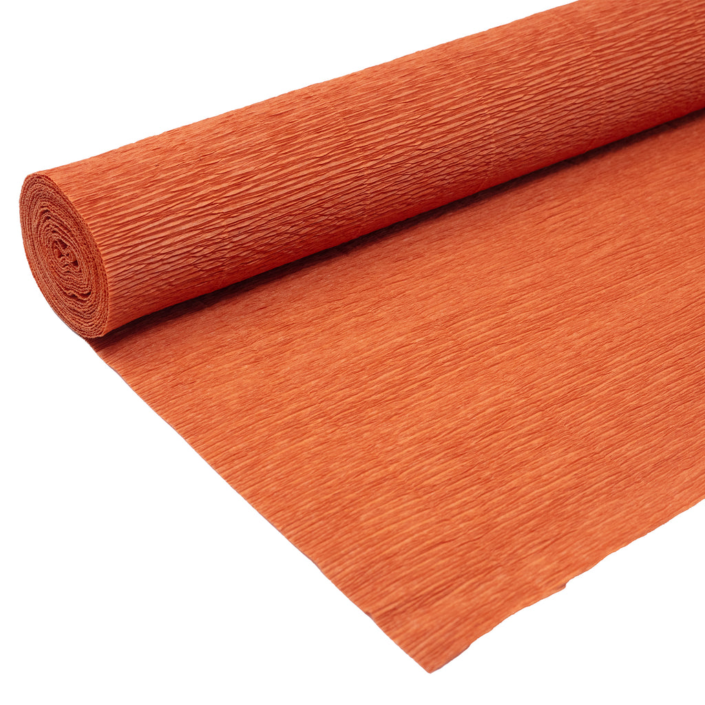 Premium gardener's crepe paper - florist's crepe paper - 50 x 250 cm - terracotta - waterproof, lightfast