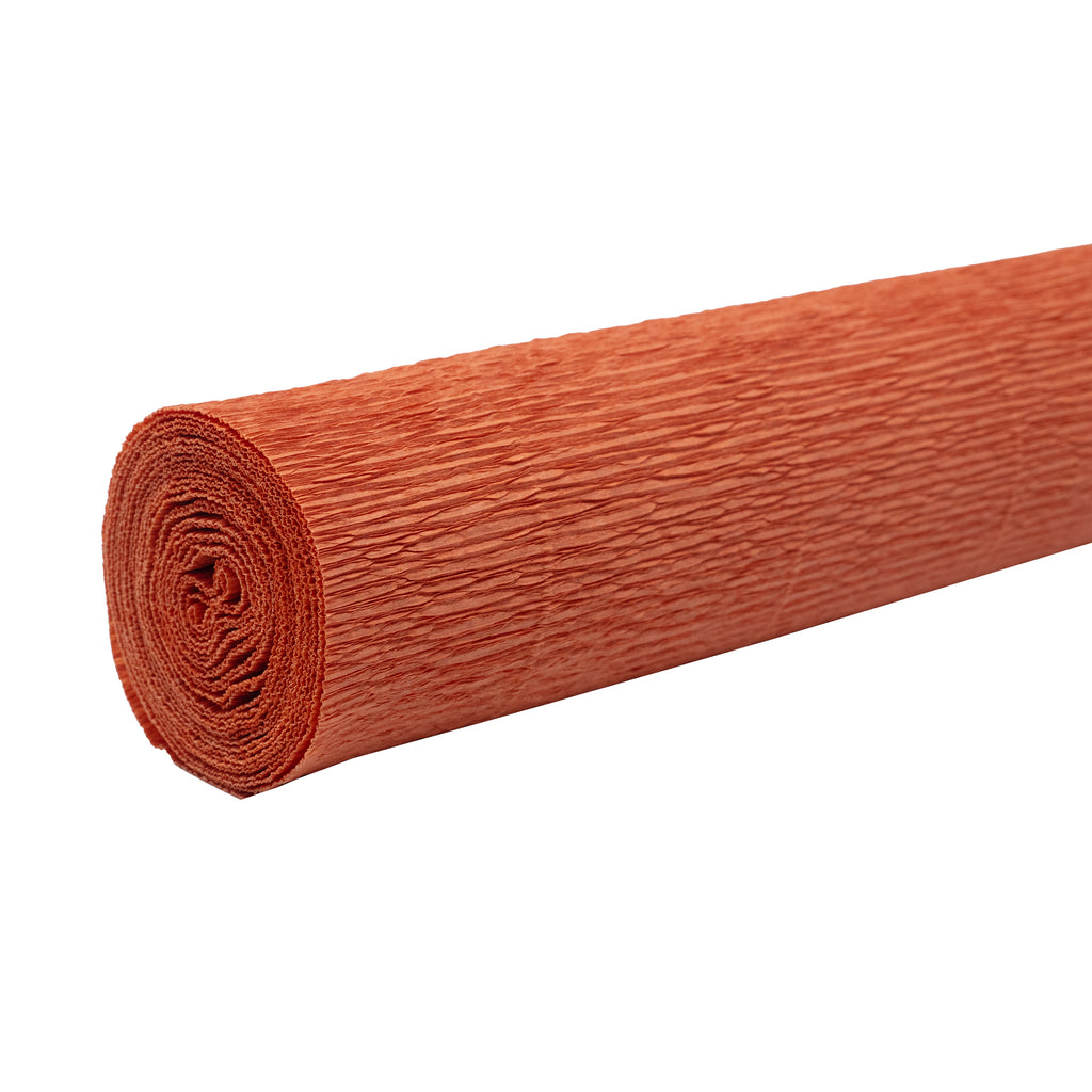 Premium gardener's crepe paper - florist's crepe paper - 50 x 250 cm - terracotta - waterproof, lightfast