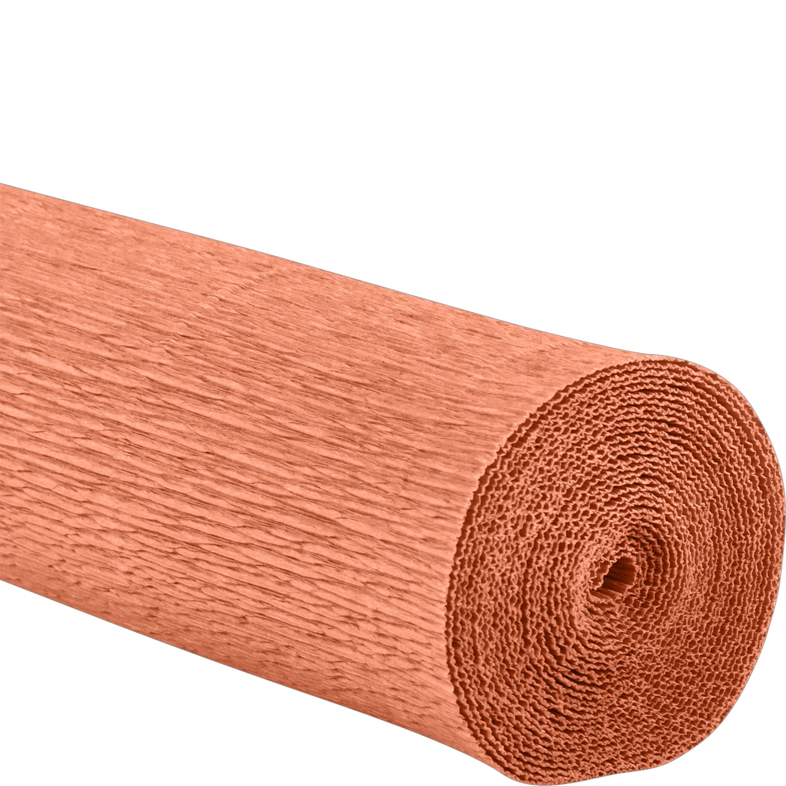 Papier crépon de qualité supérieure pour jardiniers et fleuristes - 50 x 250 cm - saumon - imperméable et résistant à la lumière