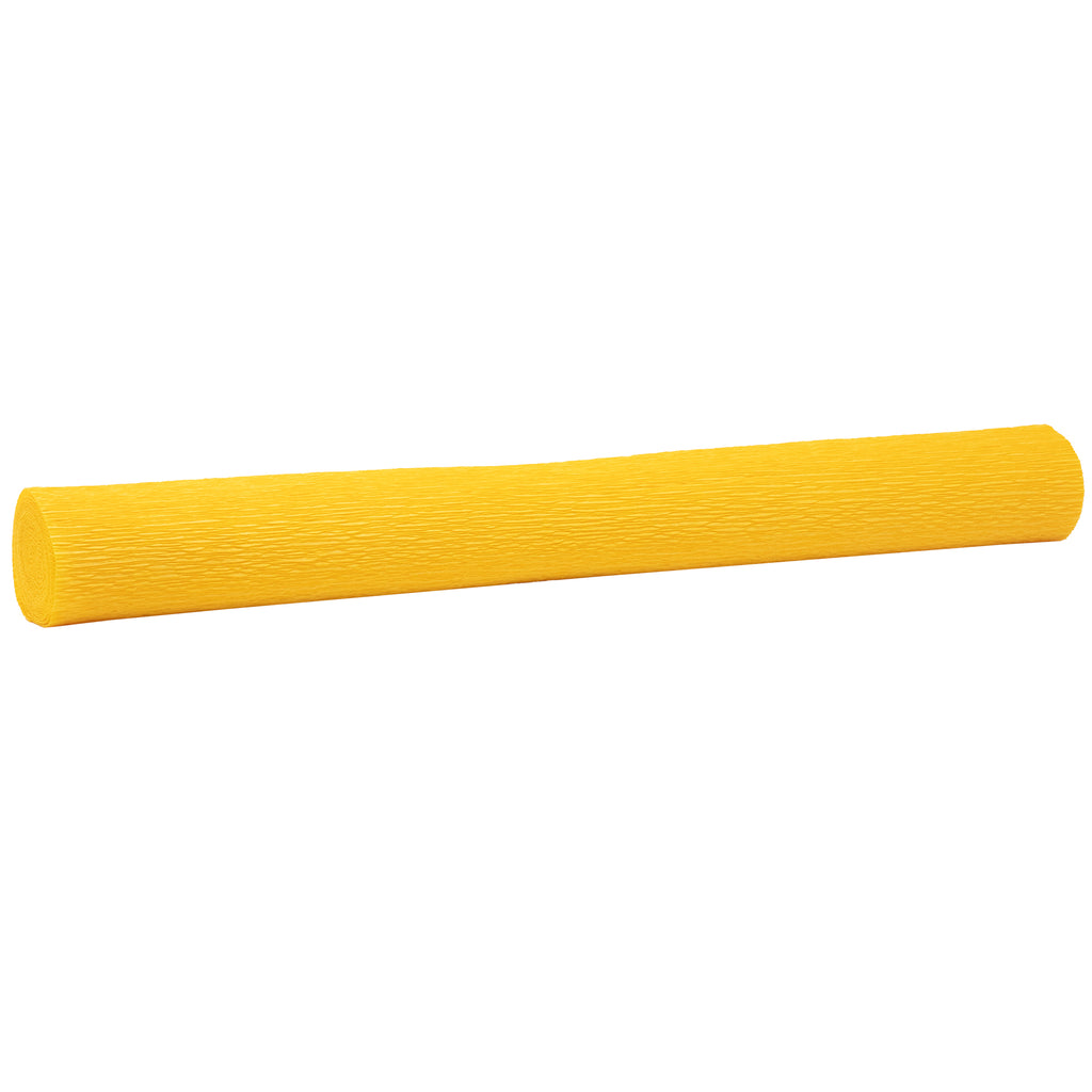 Premium Gärtnerkrepp - Floristenkrepp - 50 x 250 cm - sonnengelb - wasserfest, lichtecht