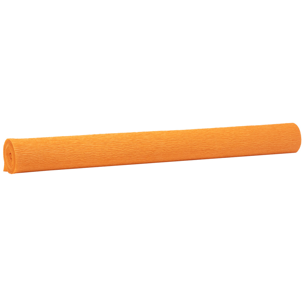 Premium Gärtnerkrepp - Floristenkrepp - 50 x 250 cm - hellorange - wasserfest, lichtecht