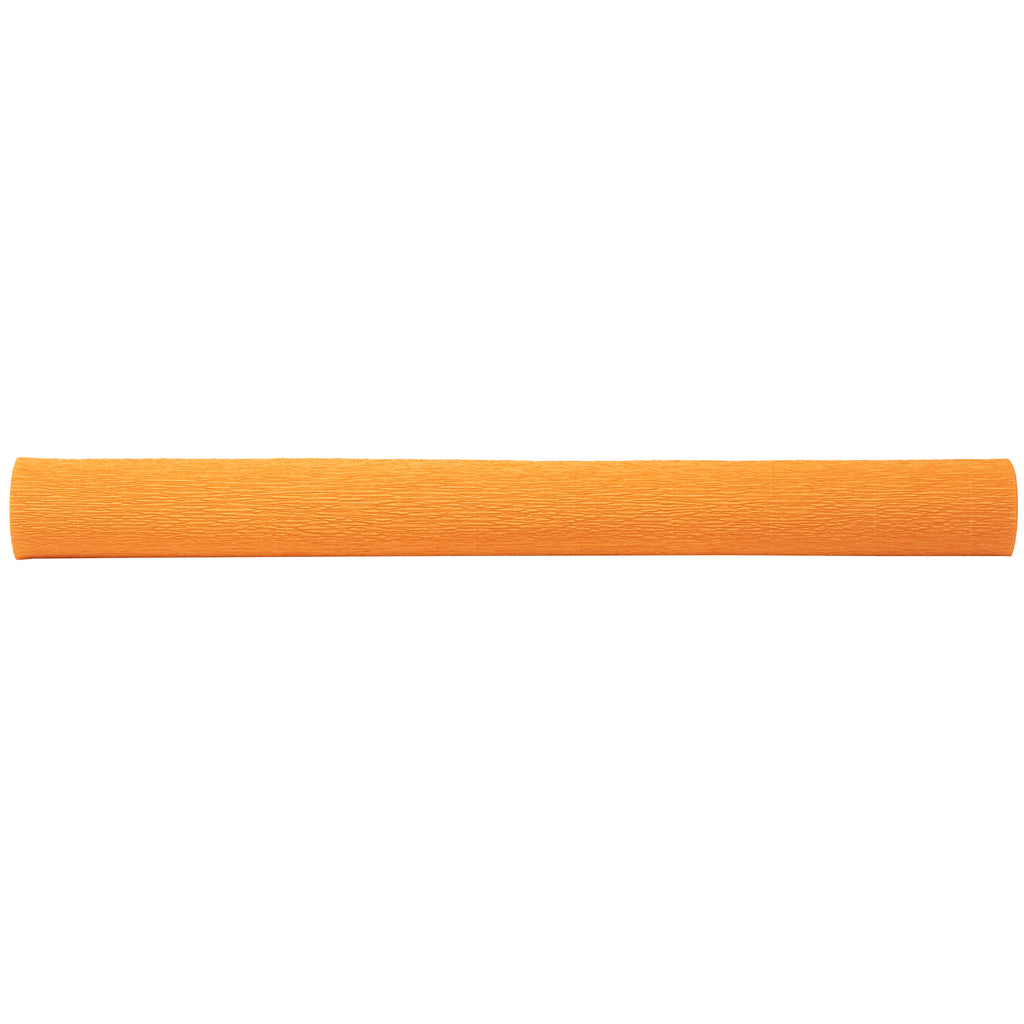 Premium Gärtnerkrepp - Floristenkrepp - 50 x 250 cm - hellorange - wasserfest, lichtecht