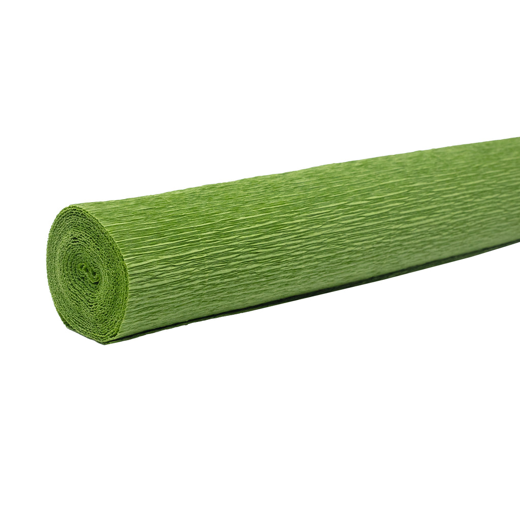 Premium gardener's crepe paper - florist's crepe paper - 50 x 250 cm - grass green - waterproof, lightfast