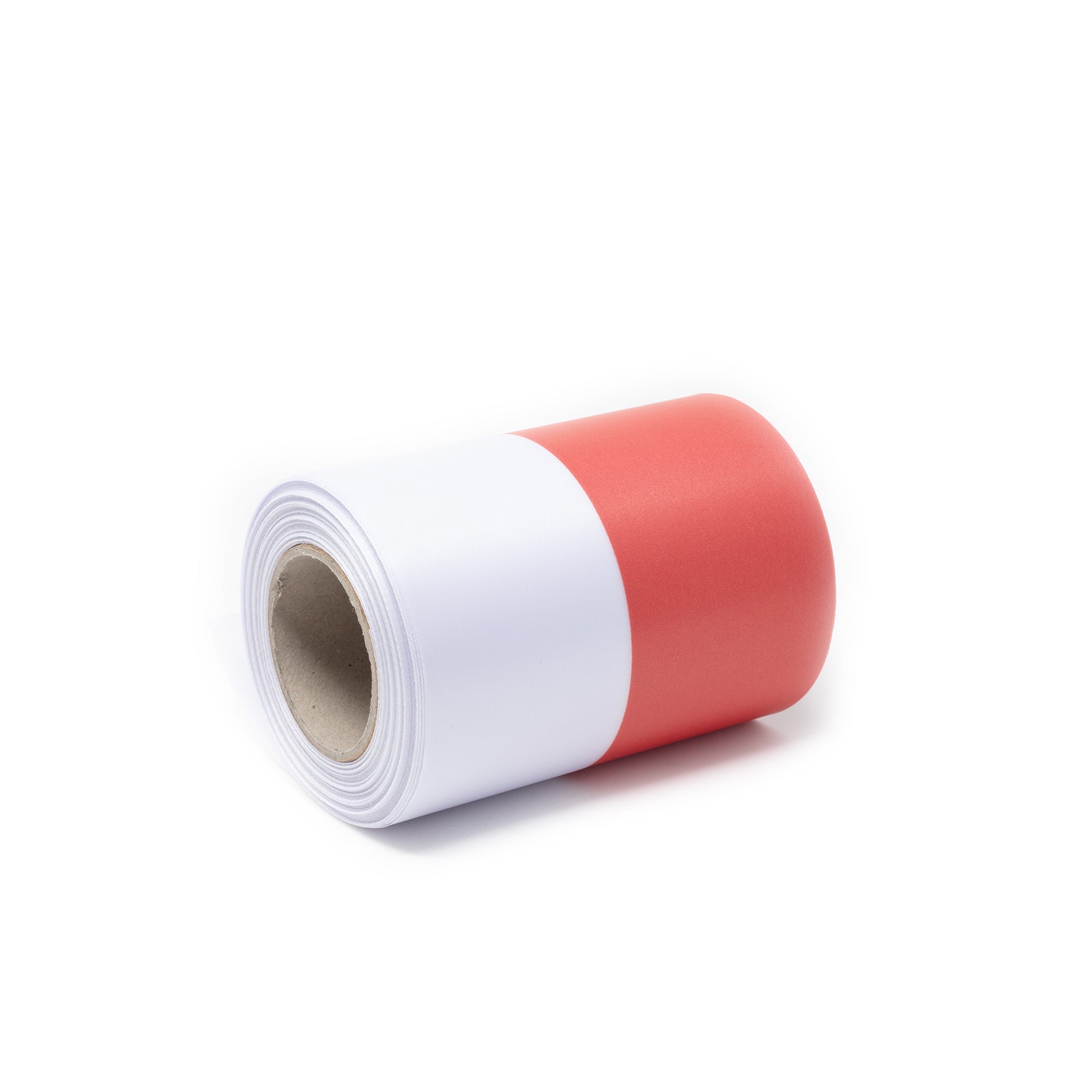 Supersatin - rot-weiß - Nationalband - Breite 125 mm - Länge 25 m