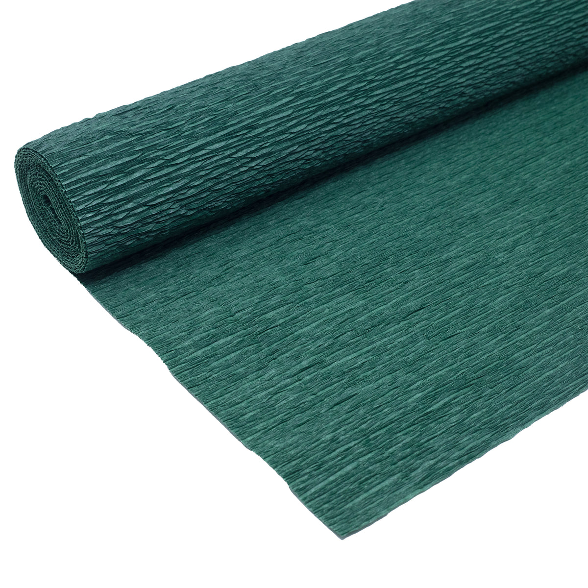 Premium gardener's crepe paper - florist's crepe paper - 50 x 250 cm - dark green - waterproof, lightfast