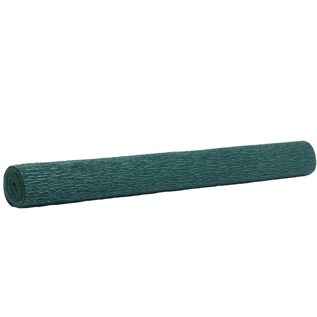 Premium gardener's crepe paper - florist's crepe paper - 50 x 250 cm - dark green - waterproof, lightfast