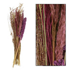 Bouquet de violettes séchées - 80 x 26 x 17 cm