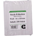 Steck-Etiketten - 16 x 120mm - 250 St.