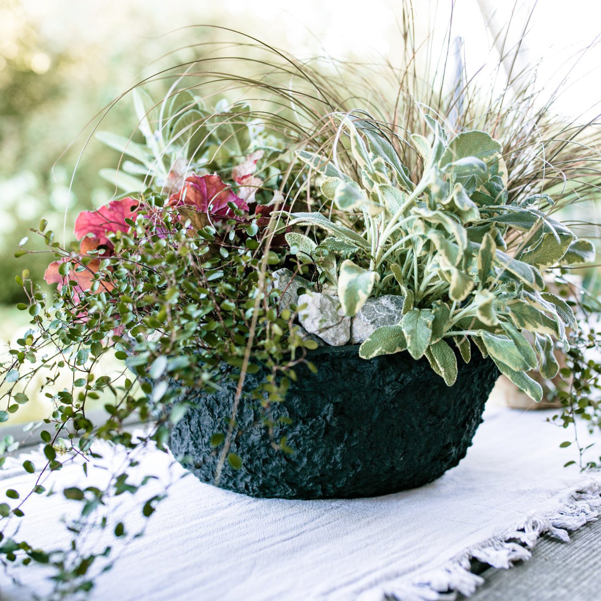 OASIS® BLACK BIOLIT® Pflanzschale, Ø 45 cm