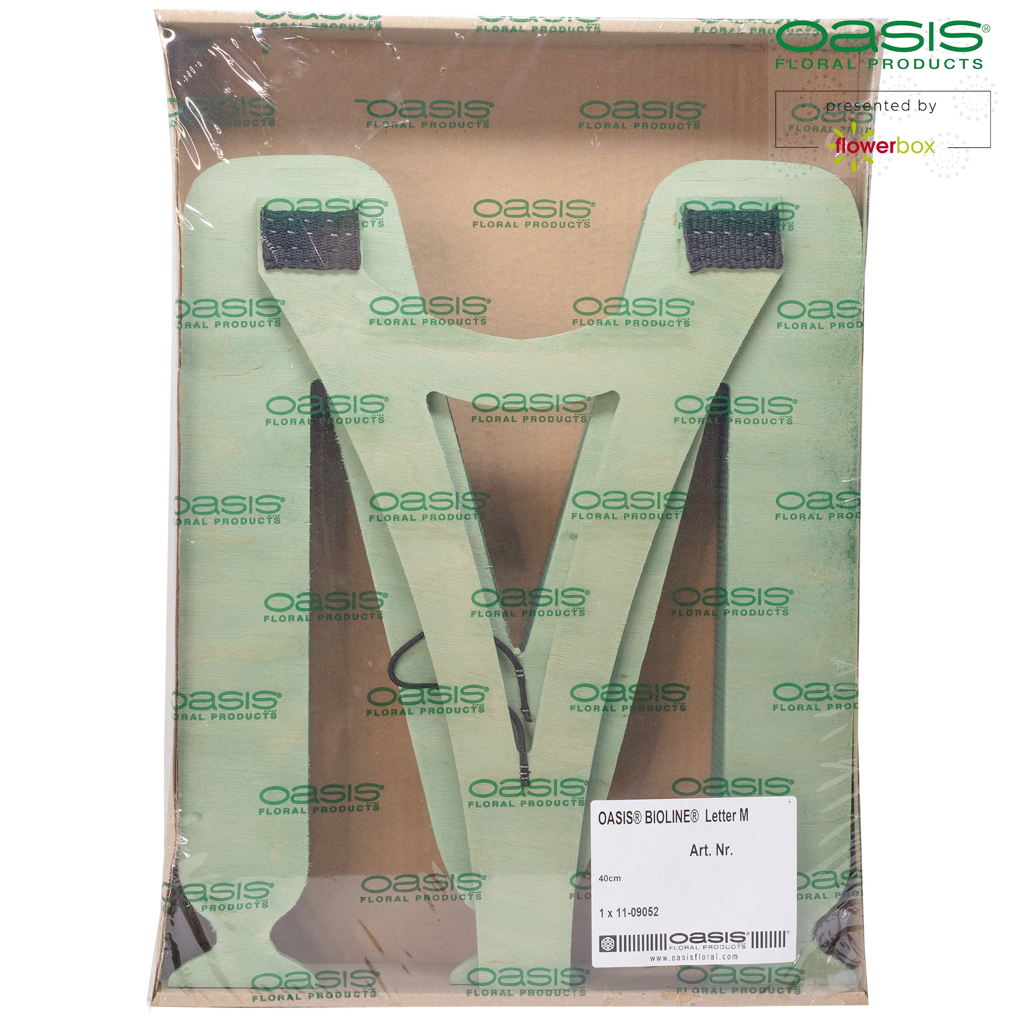 OASIS® BIOLINE® Buchstabe M - 37 x 40 x 5 cm