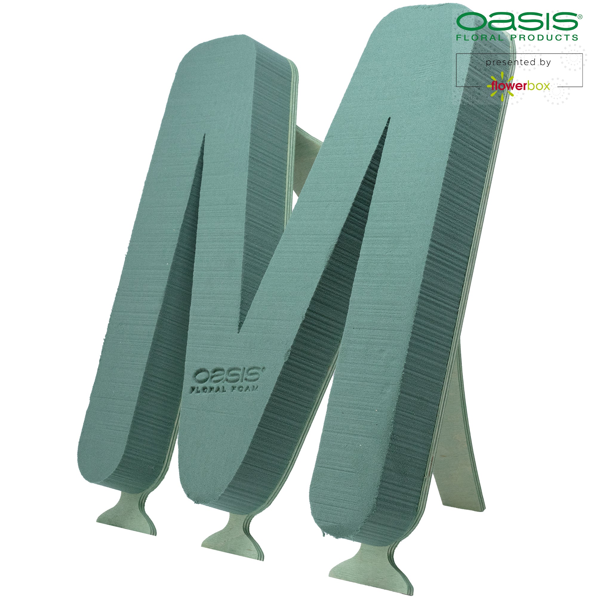 OASIS® BIOLINE® Buchstabe M - 37 x 40 x 5 cm