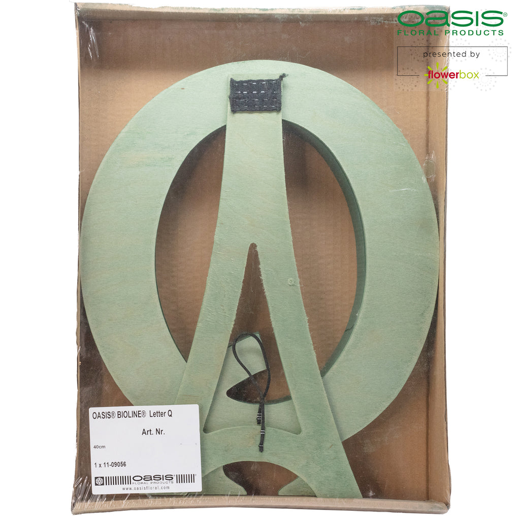 Lettre Q OASIS® BIOLINE® - 37 x 40 x 5 cm