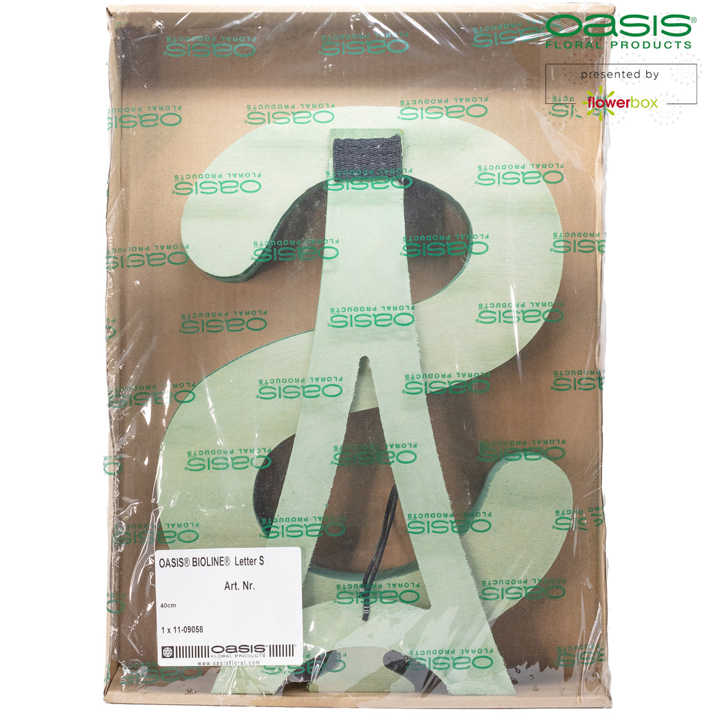 OASIS® BIOLINE® Buchstabe S - 37 x 40 x 5 cm