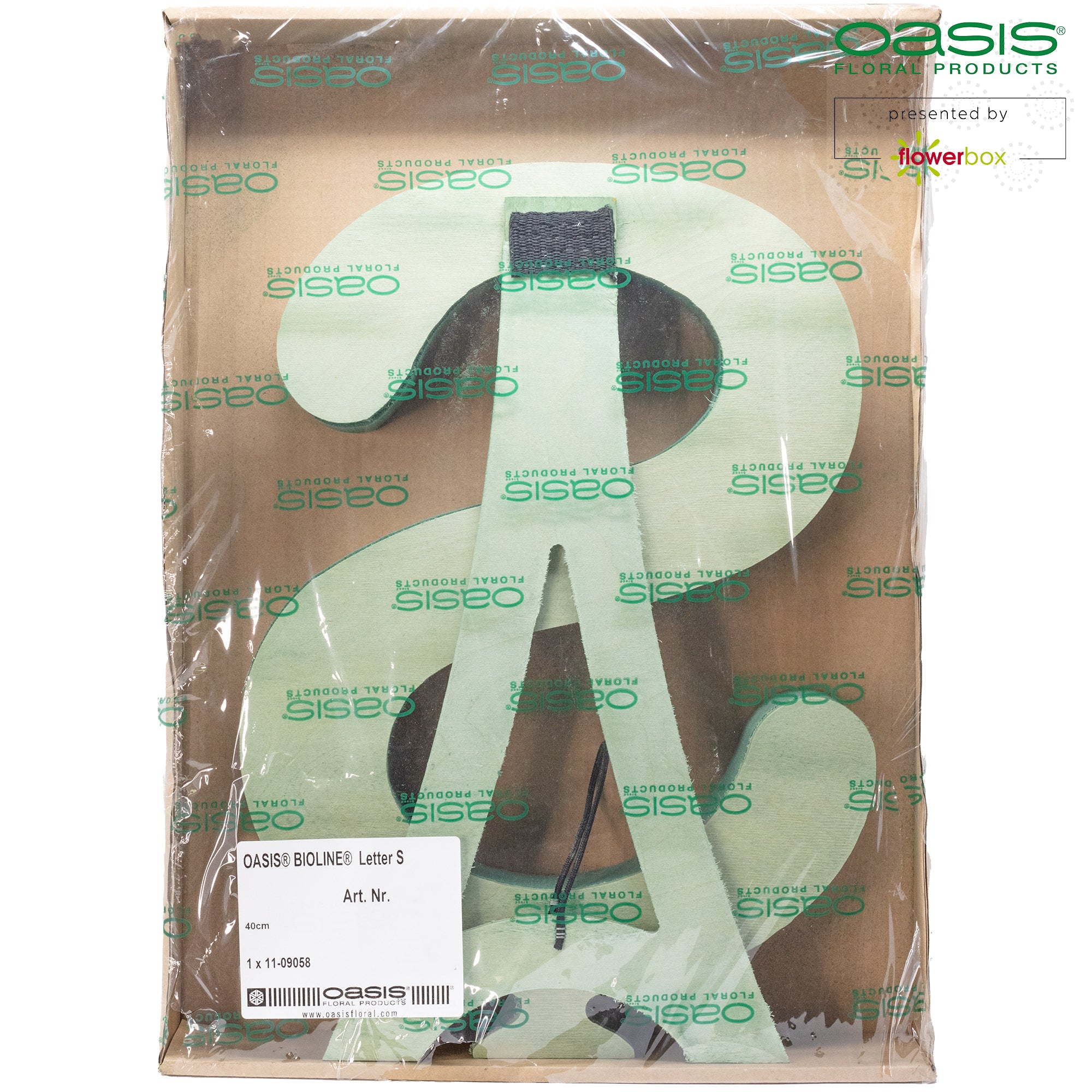 OASIS® BIOLINE® Buchstabe S - 37 x 40 x 5 cm