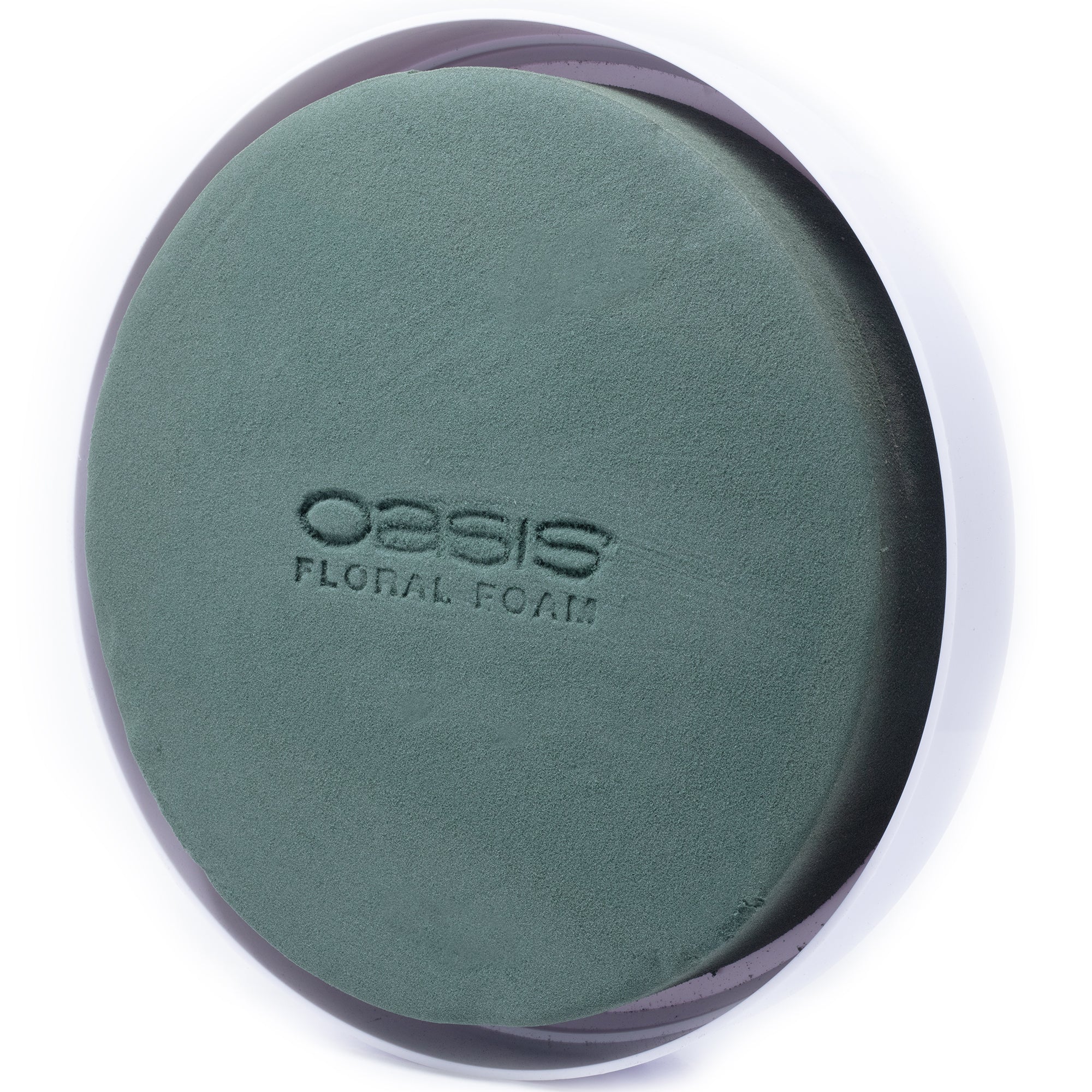 OASIS® Venezia Schale - 5 x 30 cm Ø - Weiß