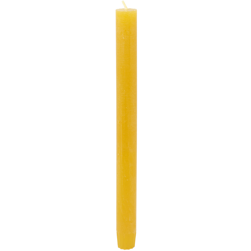 1 Tafelkerze - Höhe 27 cm - Durchmesser 2,3 cm - Honigwabengelb - 1 Stück