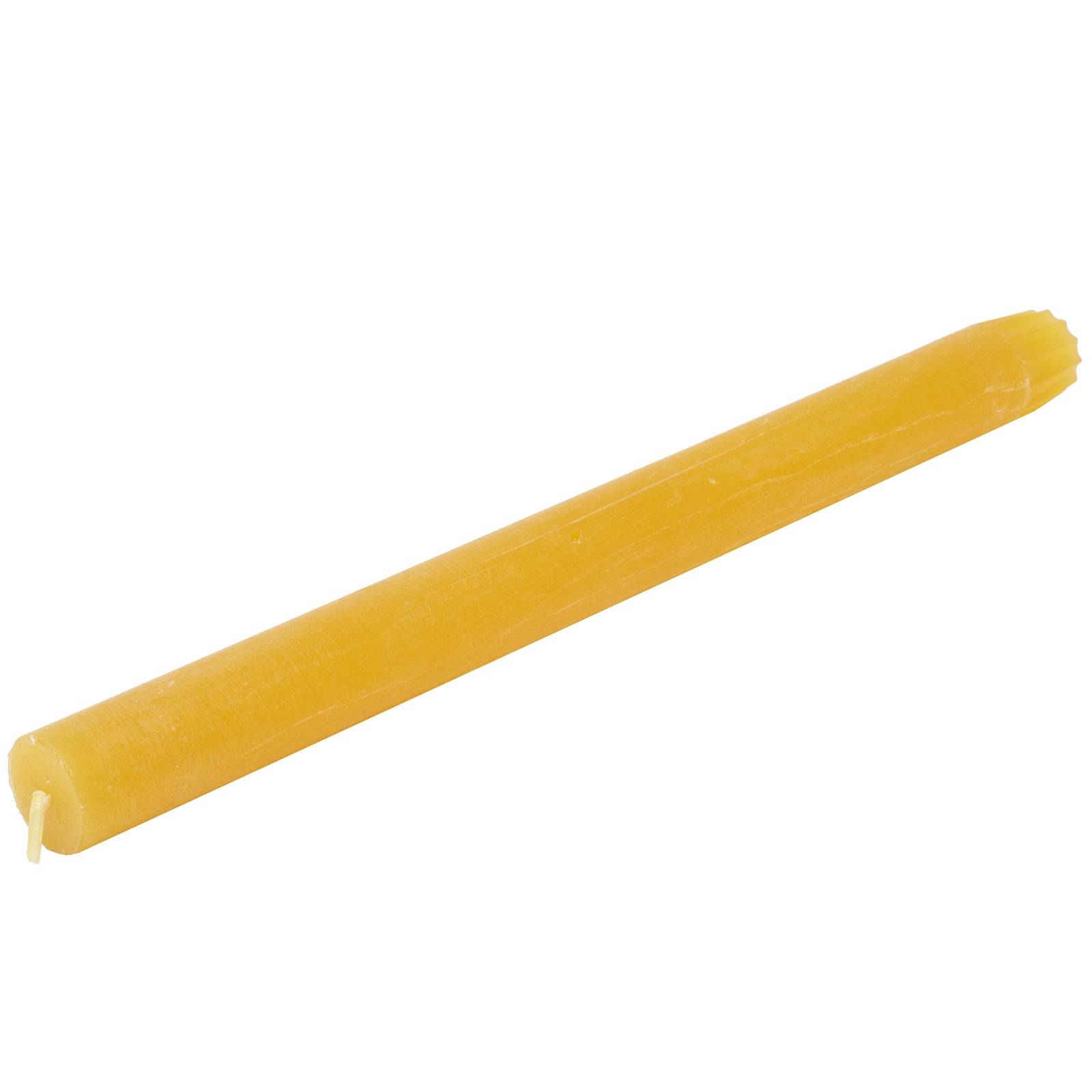 1 Tafelkerze - Höhe 27 cm - Durchmesser 2,3 cm - Honigwabengelb - 1 Stück