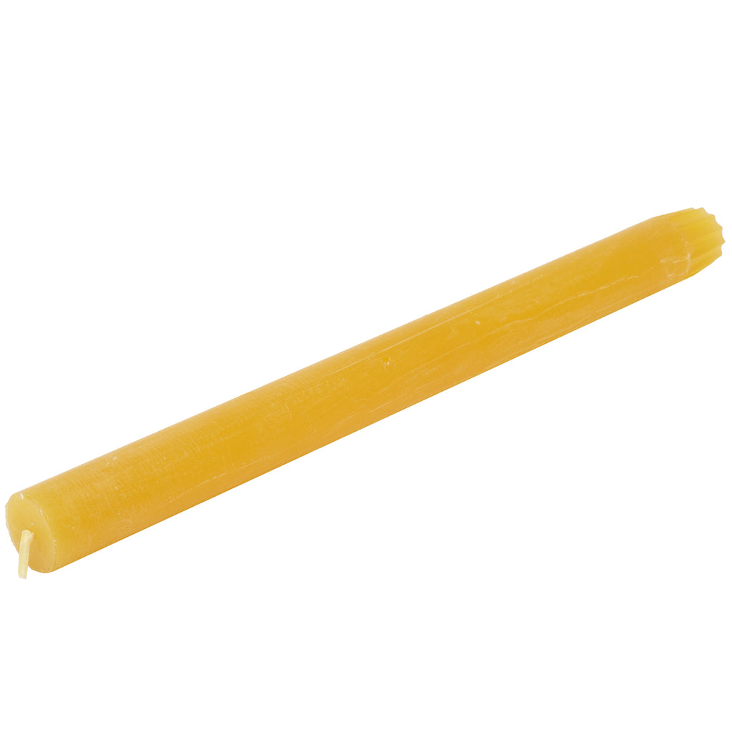 1 Tafelkerze - Höhe 27 cm - Durchmesser 2,3 cm - Honigwabengelb - 1 Stück