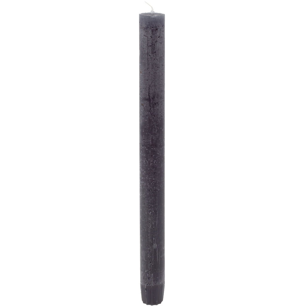 1 Tafelkerze - Höhe 27 cm - Durchmesser 2,3 cm - Stürmisches Grau - 1 Stück