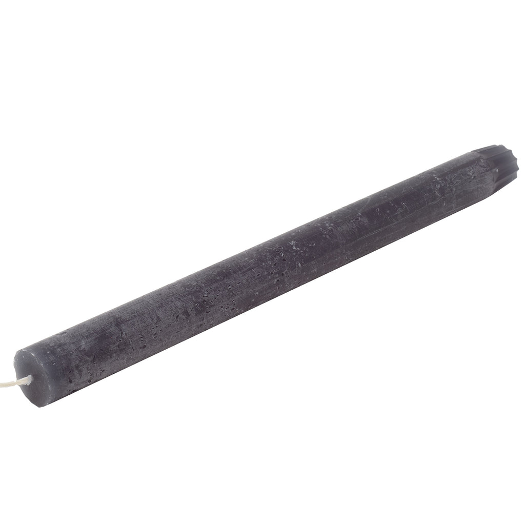 1 Tafelkerze - Höhe 27 cm - Durchmesser 2,3 cm - Stürmisches Grau - 1 Stück