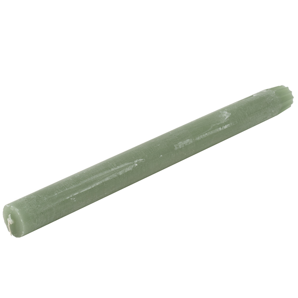 1 Tafelkerze - Höhe 27 cm - Durchmesser 2,3 cm - Olivgrün - 1 Stück