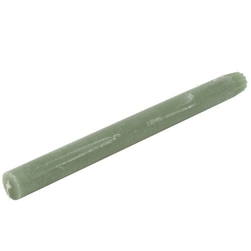 1 Tafelkerze - Höhe 27 cm - Durchmesser 2,3 cm - Olivgrün - 1 Stück