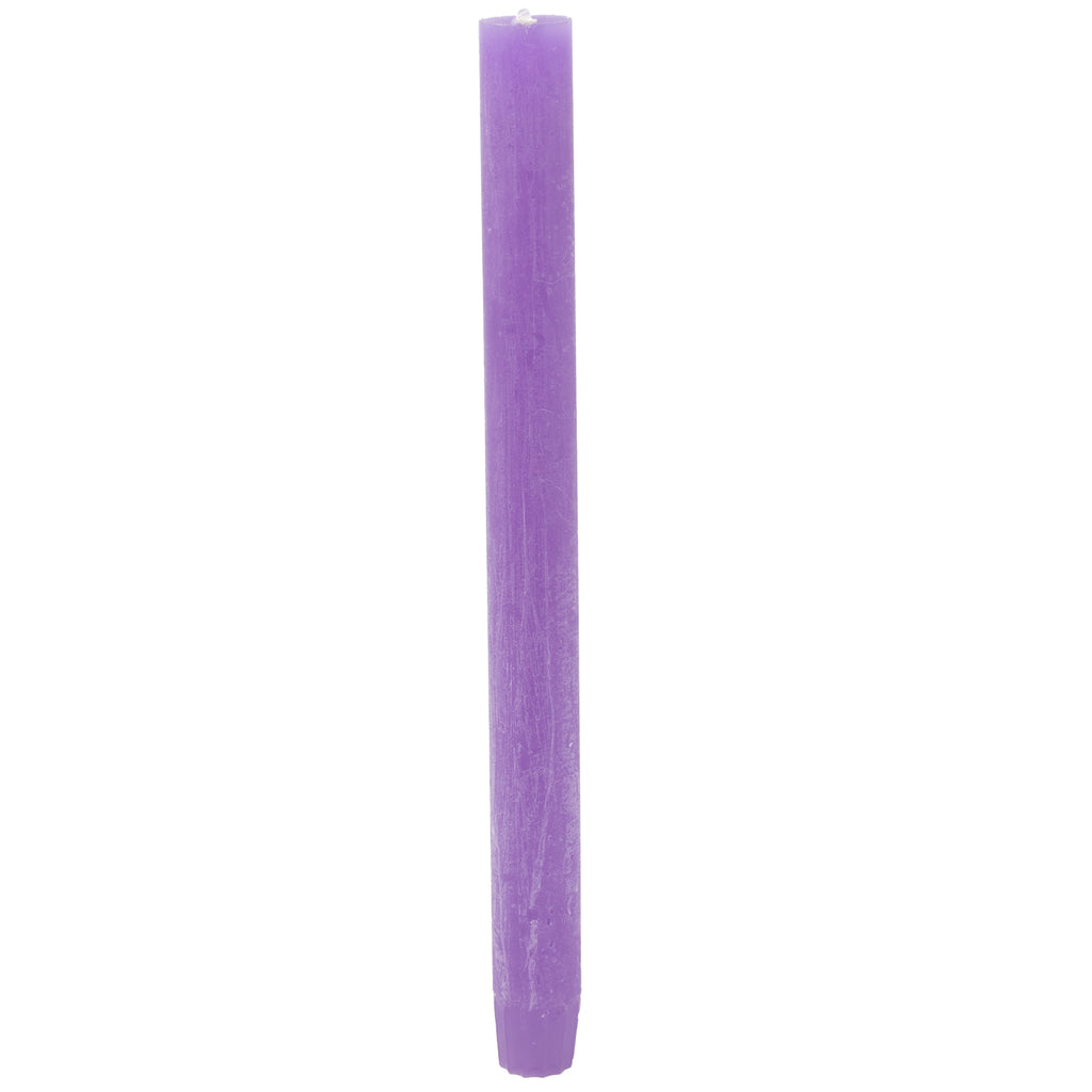 1 Tafelkerze - Höhe 27 cm - Durchmesser 2,3 cm - Blühendes Veilchen - 1 Stück