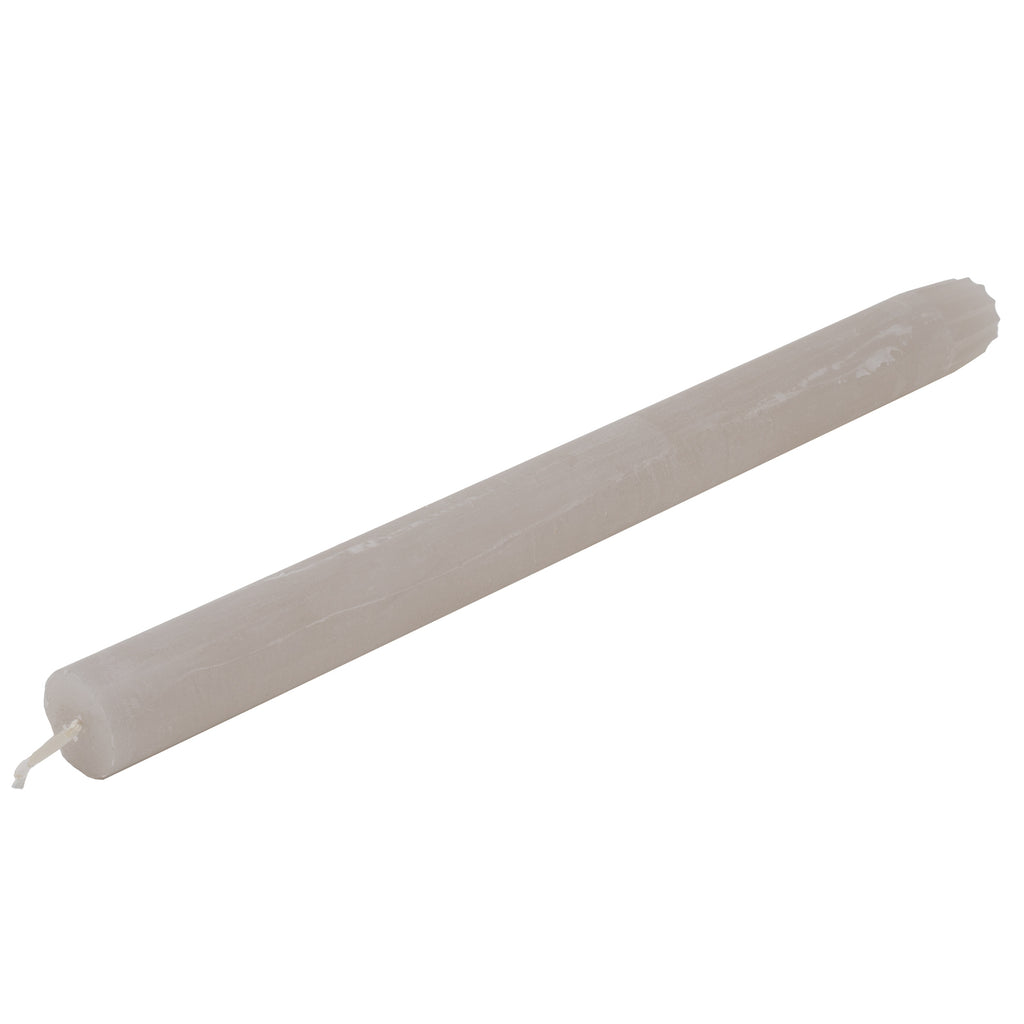 1 Tafelkerze - Höhe 27 cm - Durchmesser 2,3 cm - Sandgrau - 1 Stück